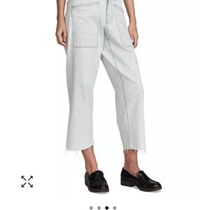 Lucky Brand White Ankle Cropped Jeans
